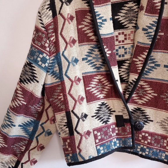 Flashback Jackets & Blazers - Vintage Flashback Southwestern Cropped Jacket